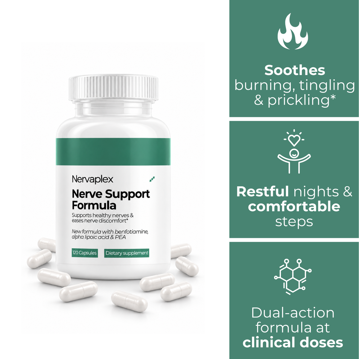 Nerve Support for Tingling, Burning & Numbness